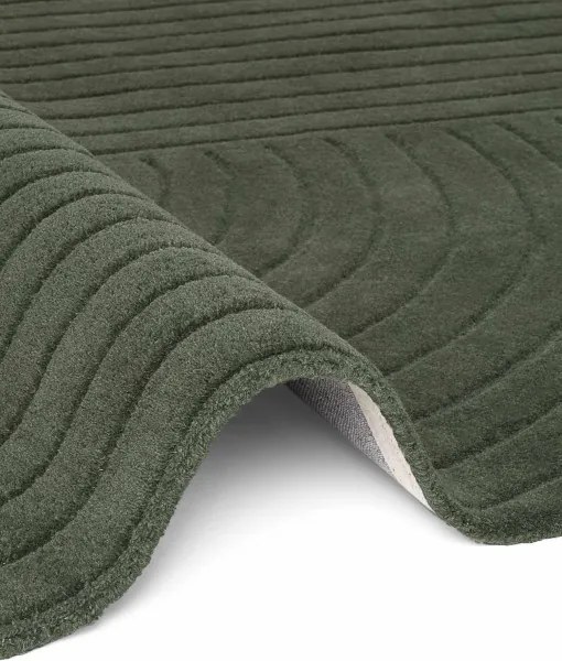 Koberec ARCURA tmavozelený kruh