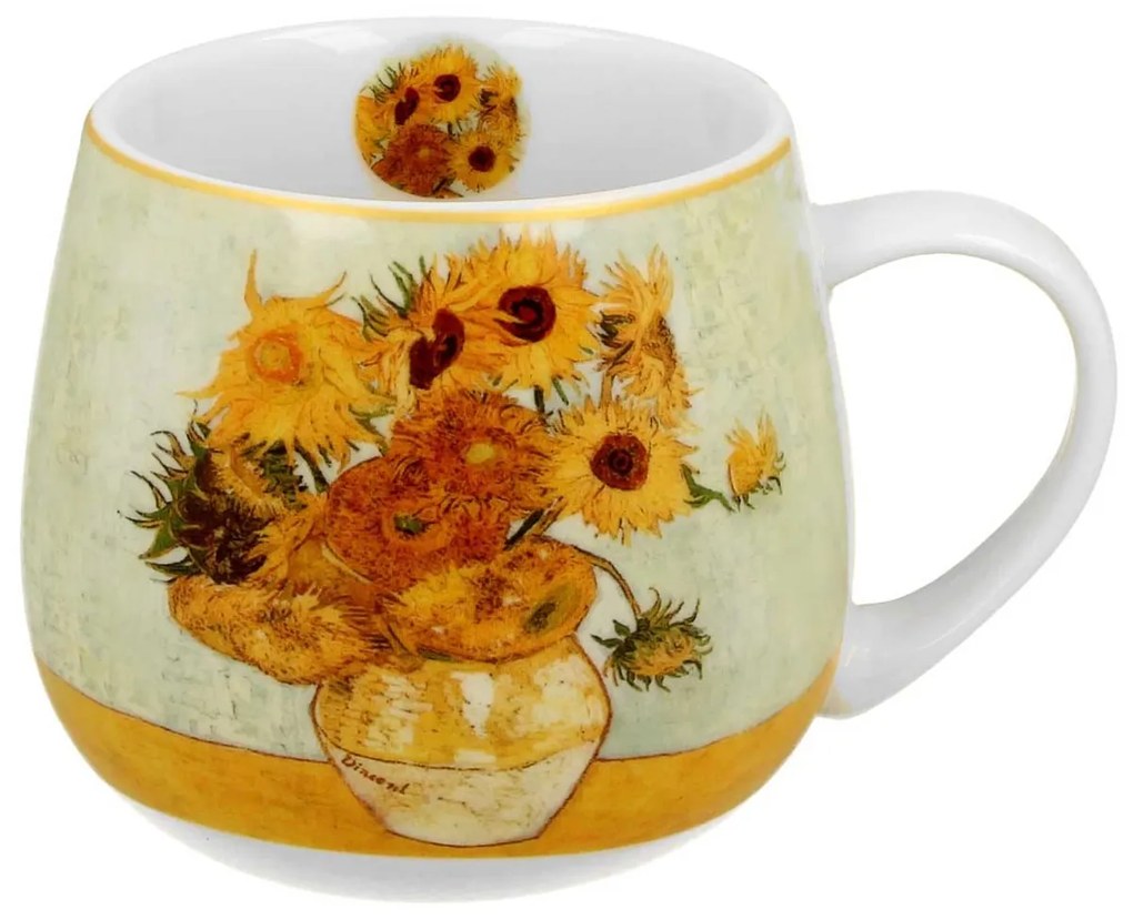 Porcelánový hrnček Van Gogh Sunflowers 430 ml
