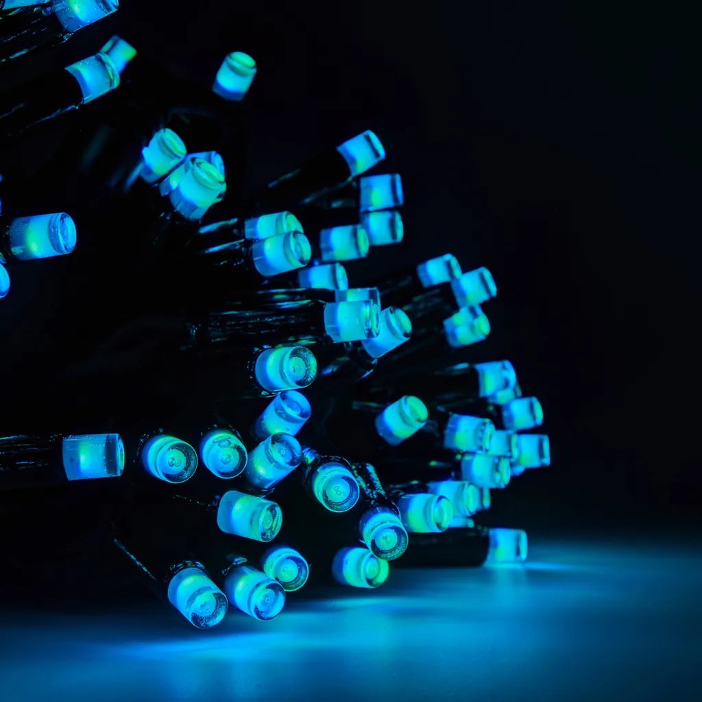 DECOLED RGB světelný řetěz 20 m, 200 diod