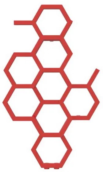 Terma Hex 821x486 vodný radiátor Soft 3028 ZX