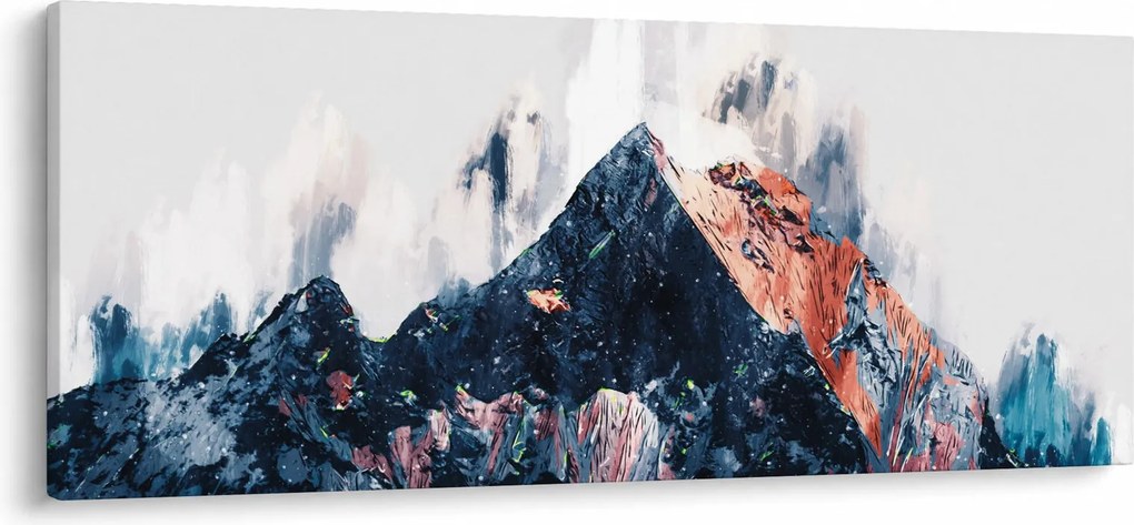 Obraz - Abstraktná hora (120x50 cm)
