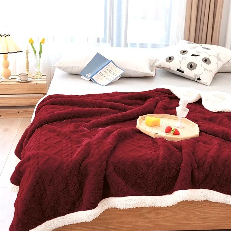 Hrejivá barančeková deka Homa KOBELA WINE