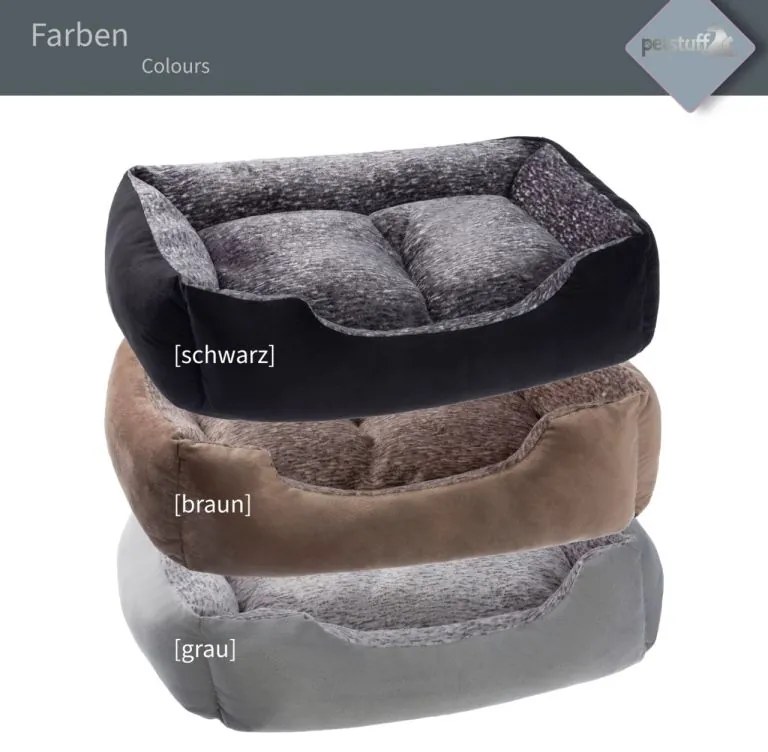 Petstuff pelech pre psa, veľkosť XL, 90 x 65 x 22 cm, čierny