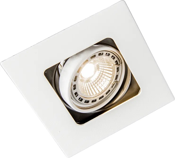 Inteligentné zapustené bodové svietidlo biele vrátane WiFi GU10 Naklápacie - Artemis