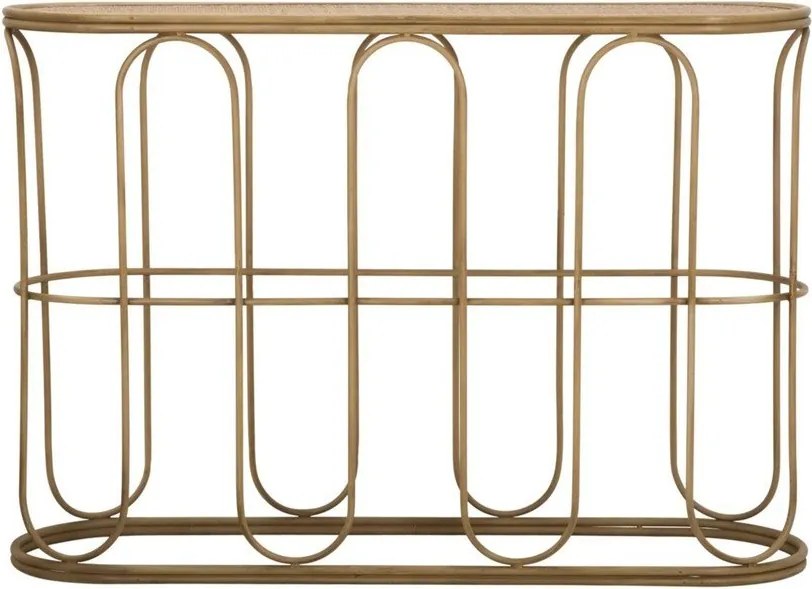 Ratanový konzolový stolík v prírodnej farbe 32x110 cm Samui – Mauro Ferretti