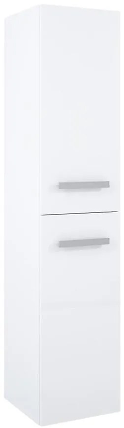 Vysoká skrinka do kúpeľne Perla 35 2D white