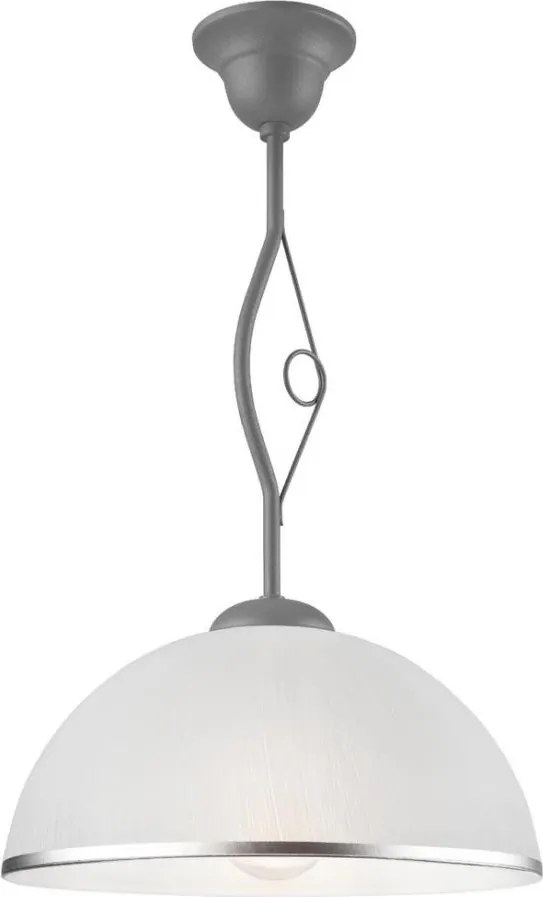 Luster na tyči RETRO 1xE27/60W/230V strieborná