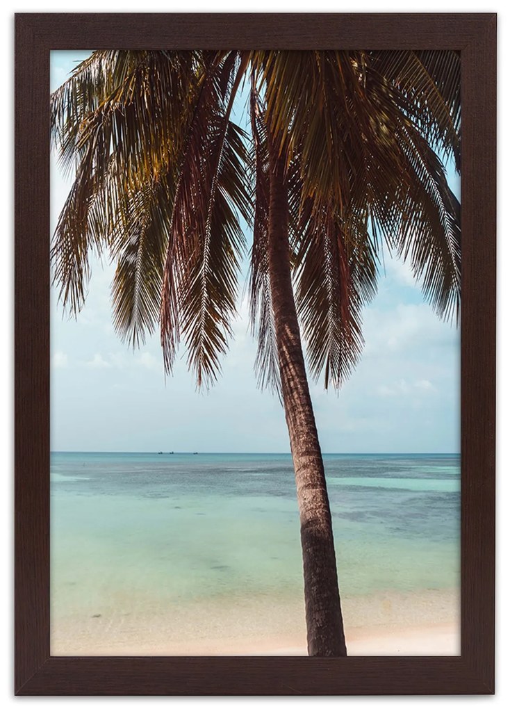 Gario Plagát Pláž na oceáne Farba rámu: Bez rámu, Rozmery: 40 x 60 cm