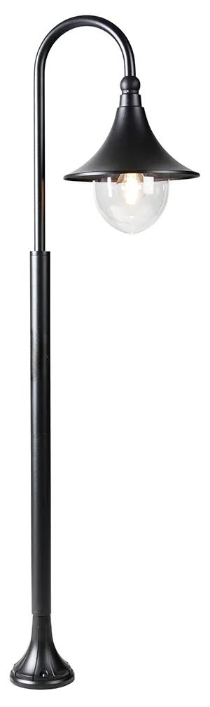 Inteligentná vonkajšia lampa čierna 125 cm IP44 vrátane Wifi A60 - Daphne