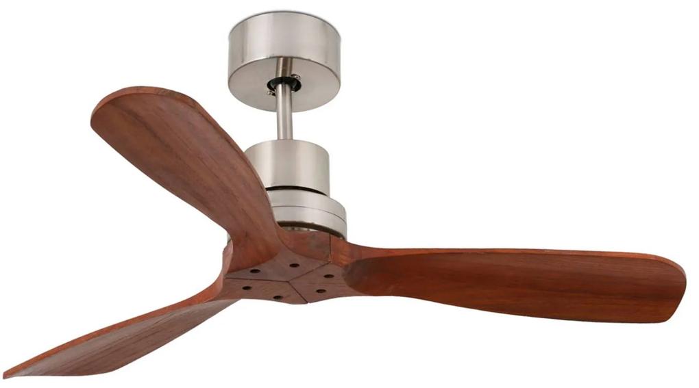 Stropný ventilátor Mini Lantau s orechovým drevom