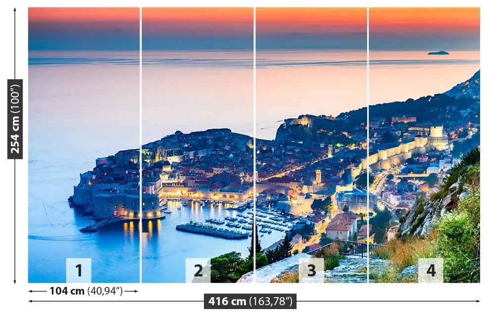 Fototapeta Vliesová Dubrovnik chorvátsko 250x104 cm