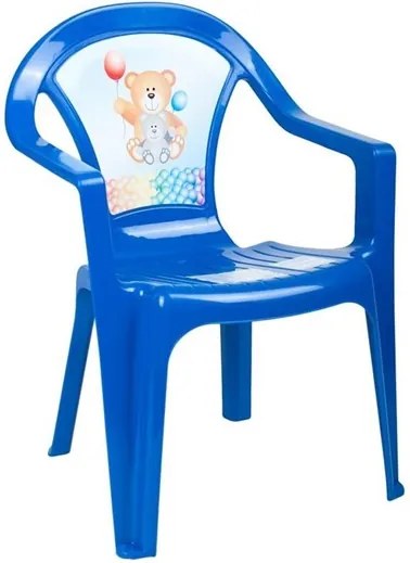 STAR PLUS Nezaradené Detský záhradný nábytok - Plastová stolička modrá Modrá |