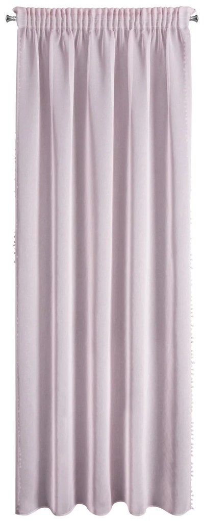 ZÁCLONA NA PÁSKE ALMINA 140X270 CM RUŽOVÁ