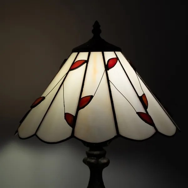 Brilagi - Tiffany vitrážová stolná lampa FOLIA 1xE27/60W/230V