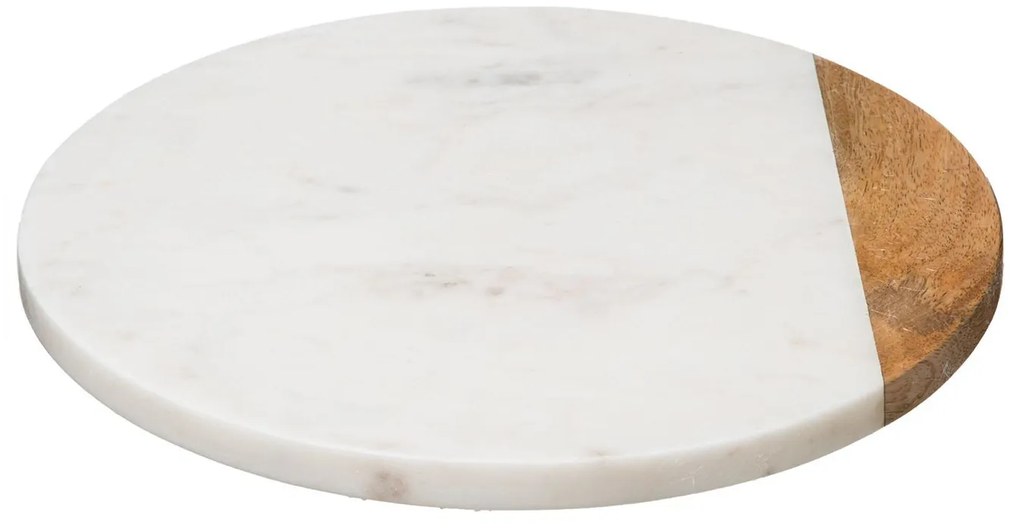 Mramorový otočný servírovací podnos Marbl W, (fi) 30 cm