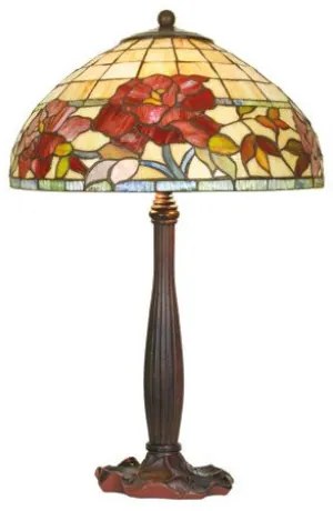 Vitrážová lampa kolekcia ROSE 64*Ø40