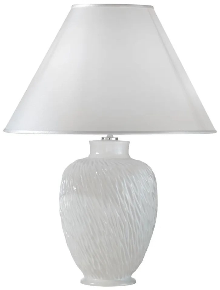 Kolarz A1340.71 - Stolná lampa CHIARA 1xE27/100W/230V biela pr. 40 cm