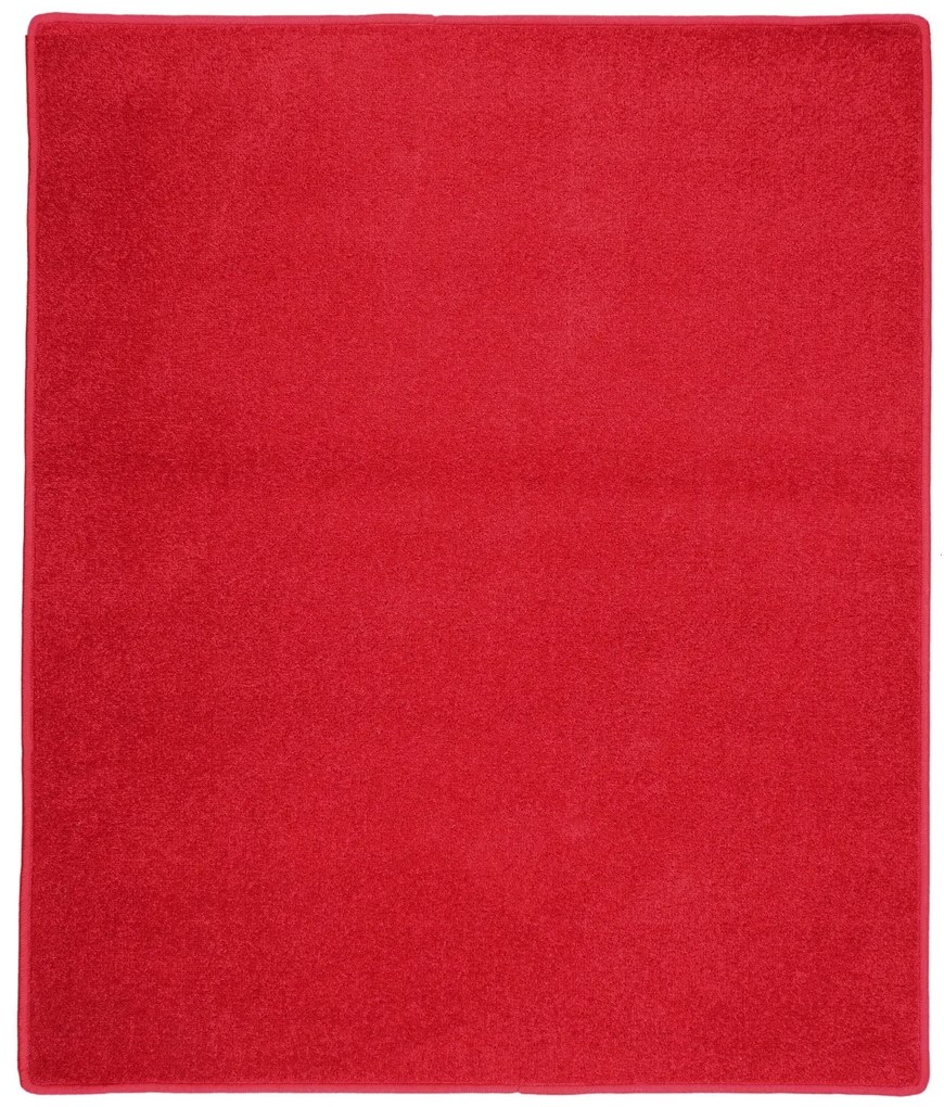 Vopi koberce Kusový koberec Eton červený 15 - 250x350 cm