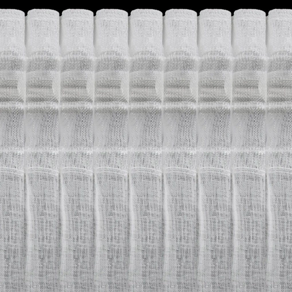 ZÁCLONA NA PÁSKE REBECCA 300X150 CM BIELA