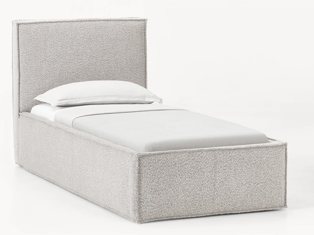 Buklé čalúnená jednolôžková posteľ Dream