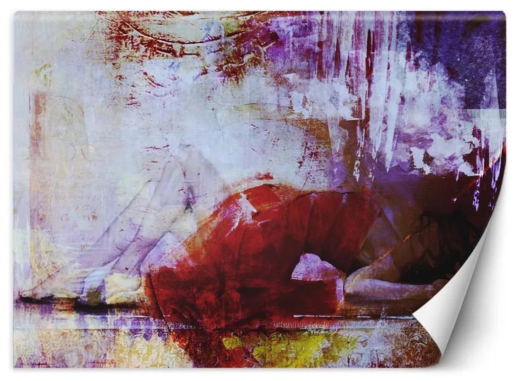Fototapeta, Ležící žena Abstraktní - 250x175 cm