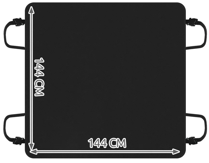 ISO Podložka do auta pre psa 144 x 144 cm