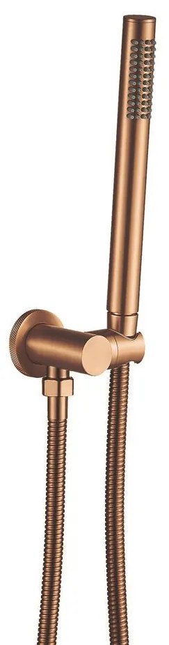 Rea Lungo Grip, podomietková sprchová súprava + BOX montážny systém, medená matná, REA-P5651