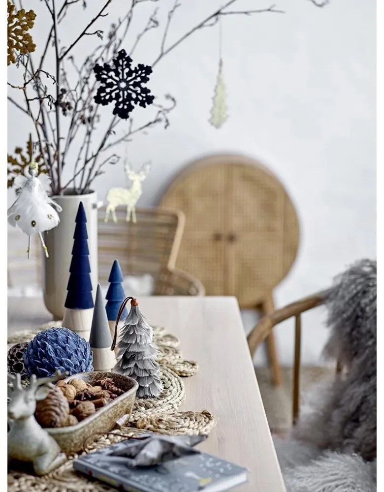 Bloomingville Dekoračné stromčeky Feather na zavesenie SET/2ks