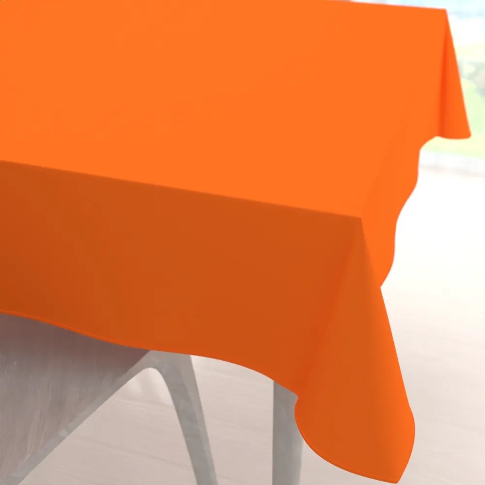 Biante Dekoračný štvorcový obrus Rongo RG-035 Oranžový 110x110 cm