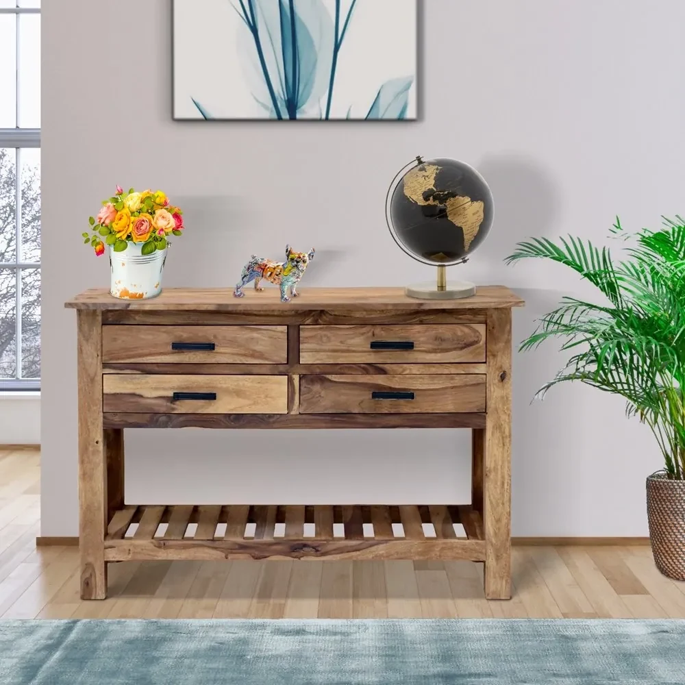 furniture-nabytek.cz - Konzolový stolík drevo palisander 110x35x76