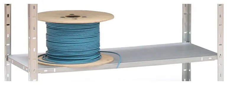 Kovona Prídavné police, 80 kg, 1000 x 400 mm, biele, 2 ks