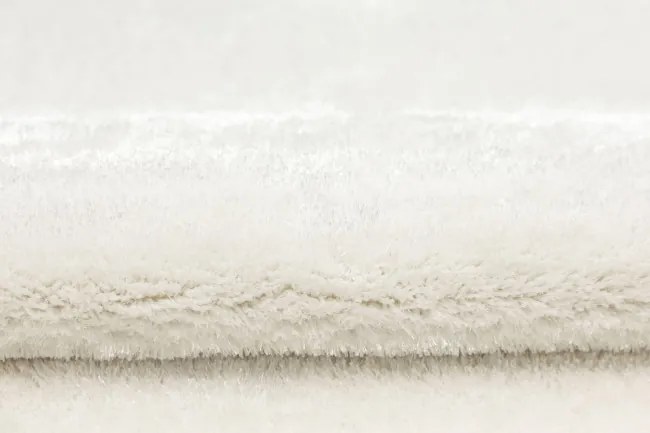 Kúpeľňový koberček Malmo biely, kruh