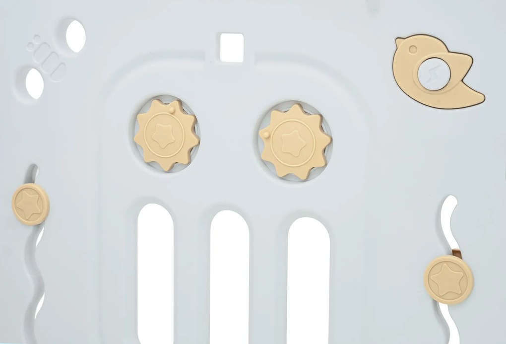 Modulárna ohrádka Hippo modrá pre deti ZOG.SQ-002 Farba: modrá