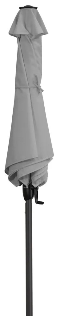 Derby Basic Lift NEO 180 cm – naklápací slnečník s kľukou svetlo šedý (kód farby 827), 100 % polyester