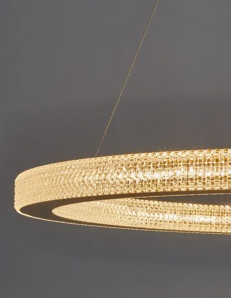 LED luster Fiore 80 zlaté