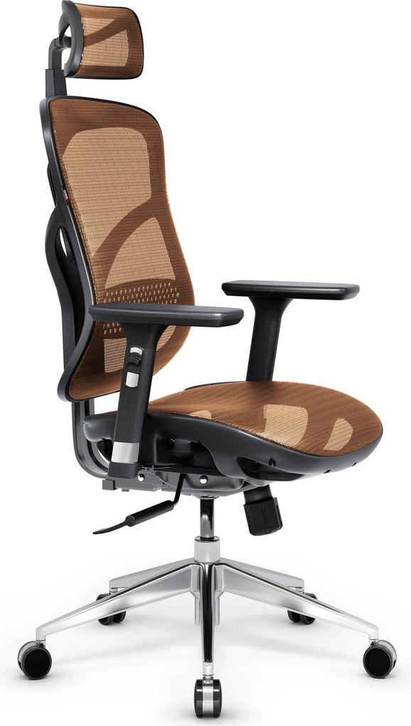 Ergonomické kreslo Diablo V-Basic, čierno-oranžové