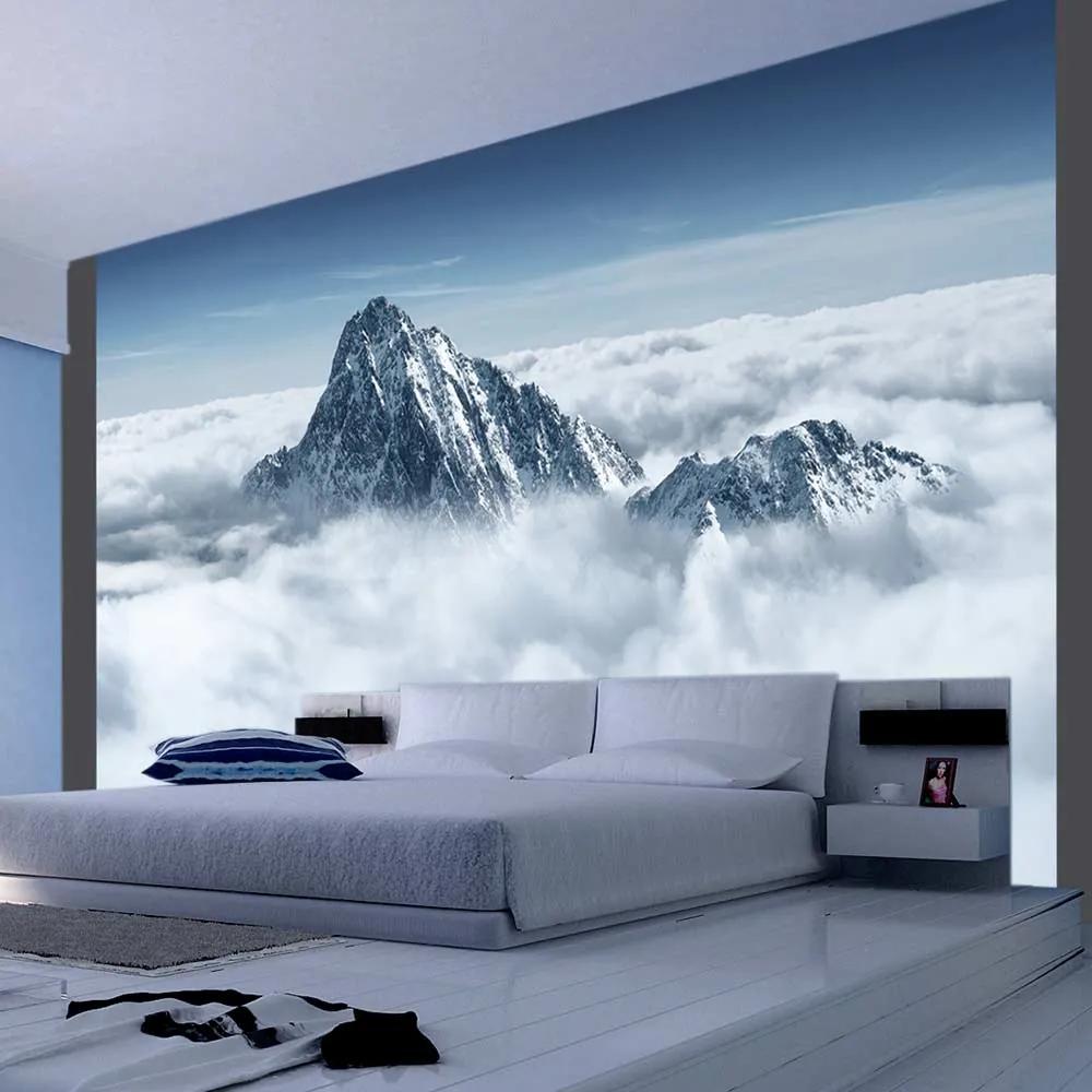 Artgeist Fototapeta - Mountain in the clouds Veľkosť: 350x270, Verzia: Premium