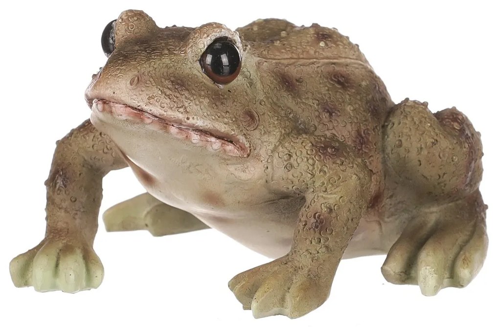 Záhradná dekorácia Žaba, 10 x 6 x 8 cm, polyresin