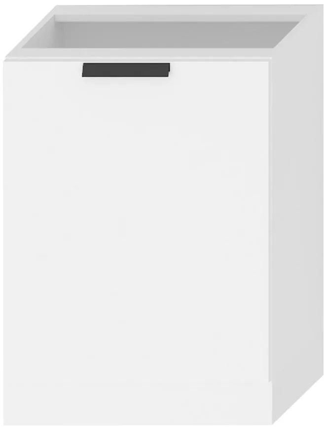 Kuchynská skrinka Denis d60 pl biely satén mat/biela