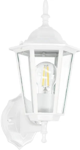 Vonkajšie nástenné svietidlo 1xE27/60W/230V IP44 biela