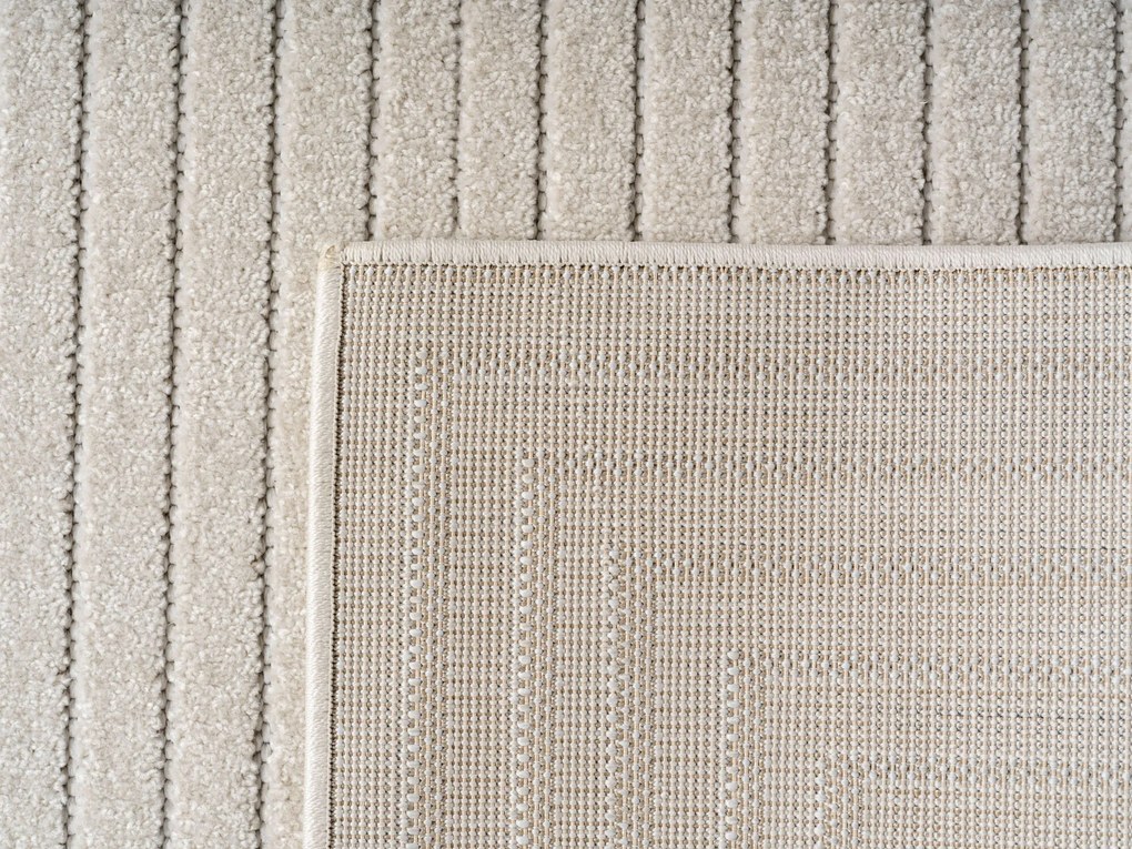 Ayyildiz, Koberec behúň Nova 1202 cream - na von aj na doma, 80x250, biela, chodba / predsieň