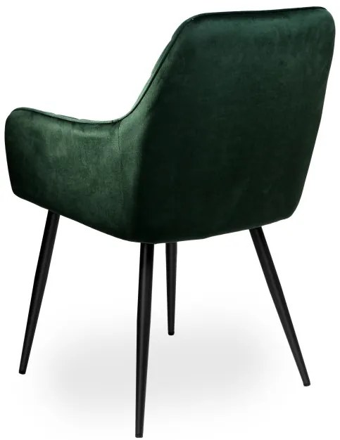 Kreslo HAVANA VELVET tmavozelené