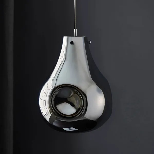 Endon 99788 - Luster na lanku EUROPA 1xE27/10W/230V dymovo čierna