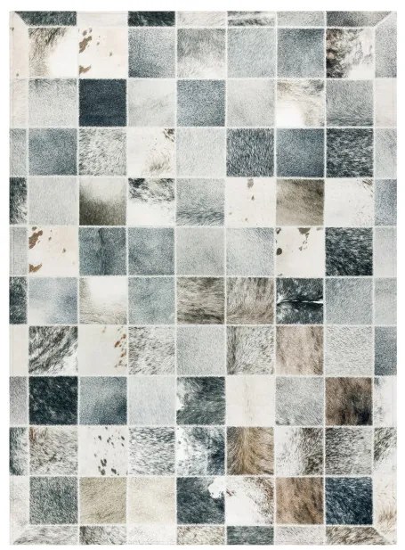 Koberec PATCHWORK 21716 béžový - imitácia kože krava