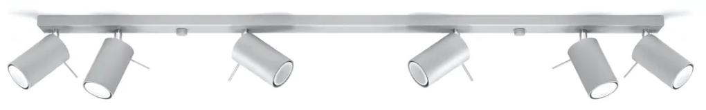 Sollux Stropné svietidlo RING 6L grey SL_0454