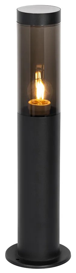 Moderné vonkajšie stĺpové svietidlo čierne 45 cm IP44 - Rox