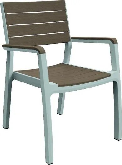 KETER HARMONY záhradná stolička, 58 x 58 x 86 cm, biela/cappuccino 17201284