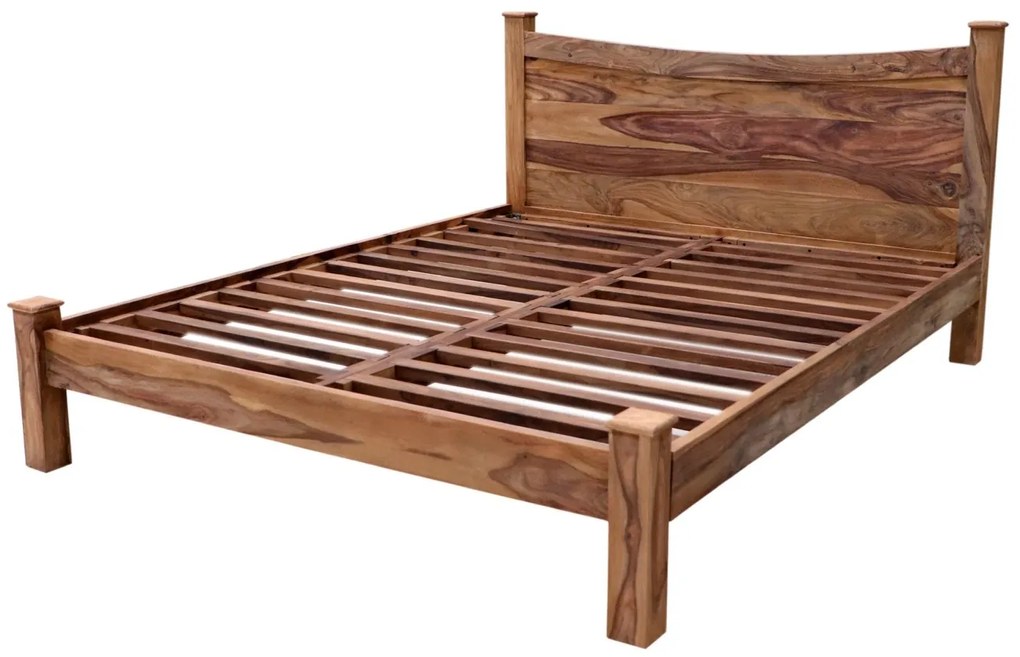 furniture-nabytek.cz - Masívna posteľ 160x200 z dreva palisander