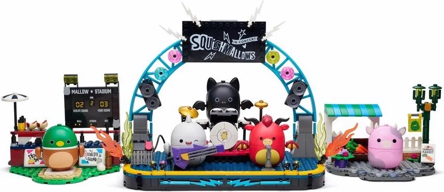 Stavebnica BLDR Concert – SQUISHMALLOWS