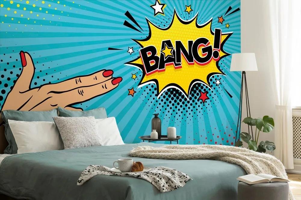 Tapeta s pop art motívom - BANG! - 150x100